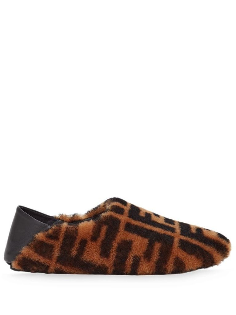 shearling FF slippers
