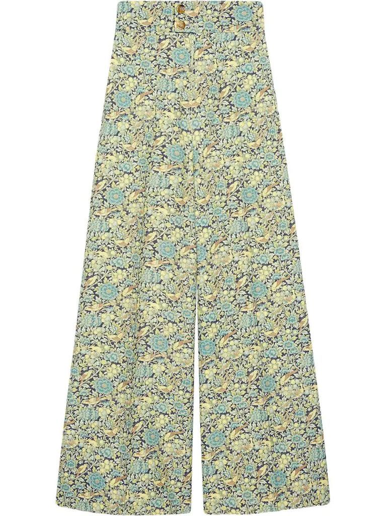 Liberty floral print trousers