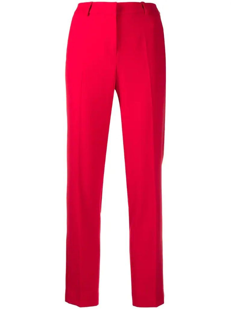 cropped tailored-cut trousers
