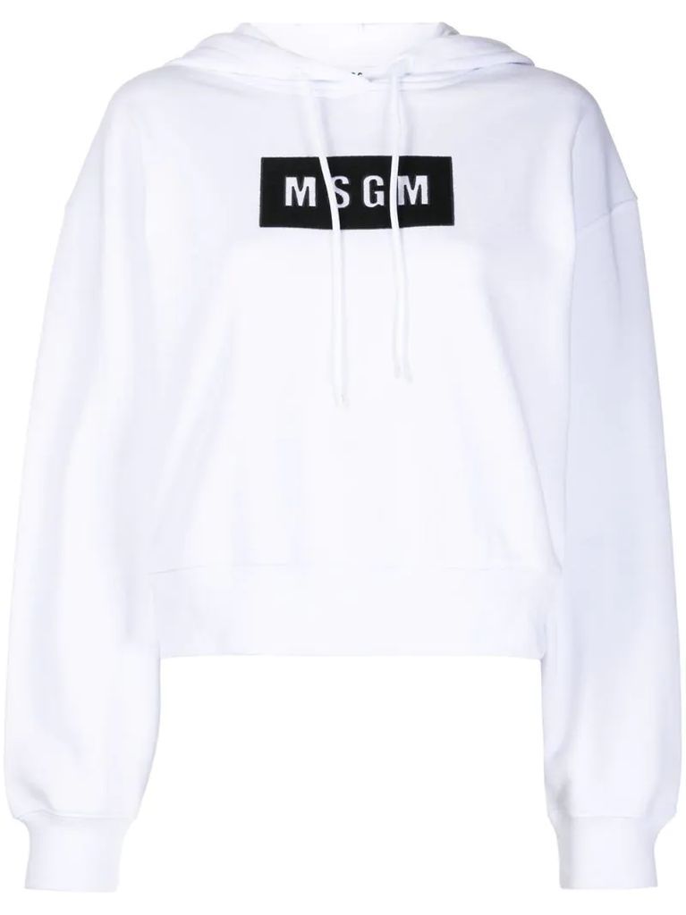 logo-print hoodie