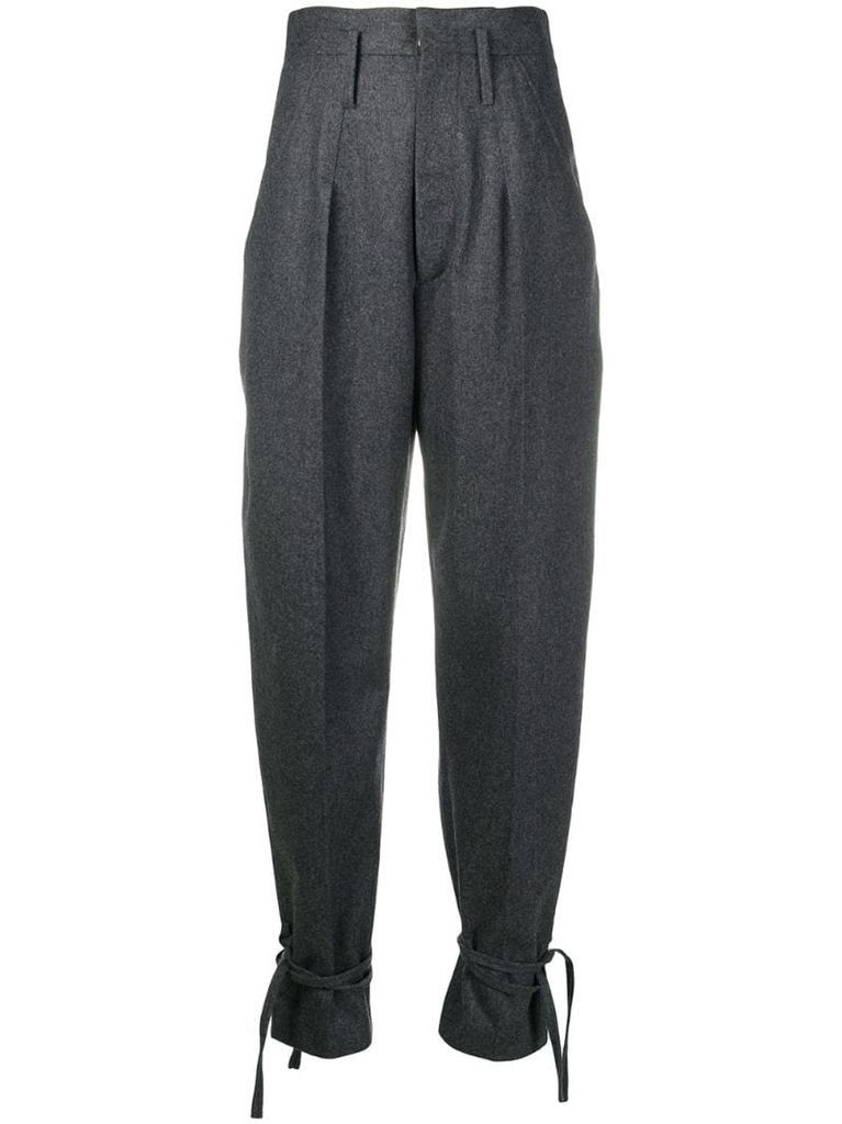 Tacoma high-waisted wool trousers
