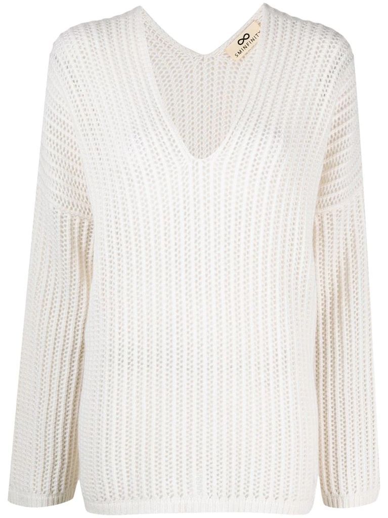 chunky-knit cashmere jumper