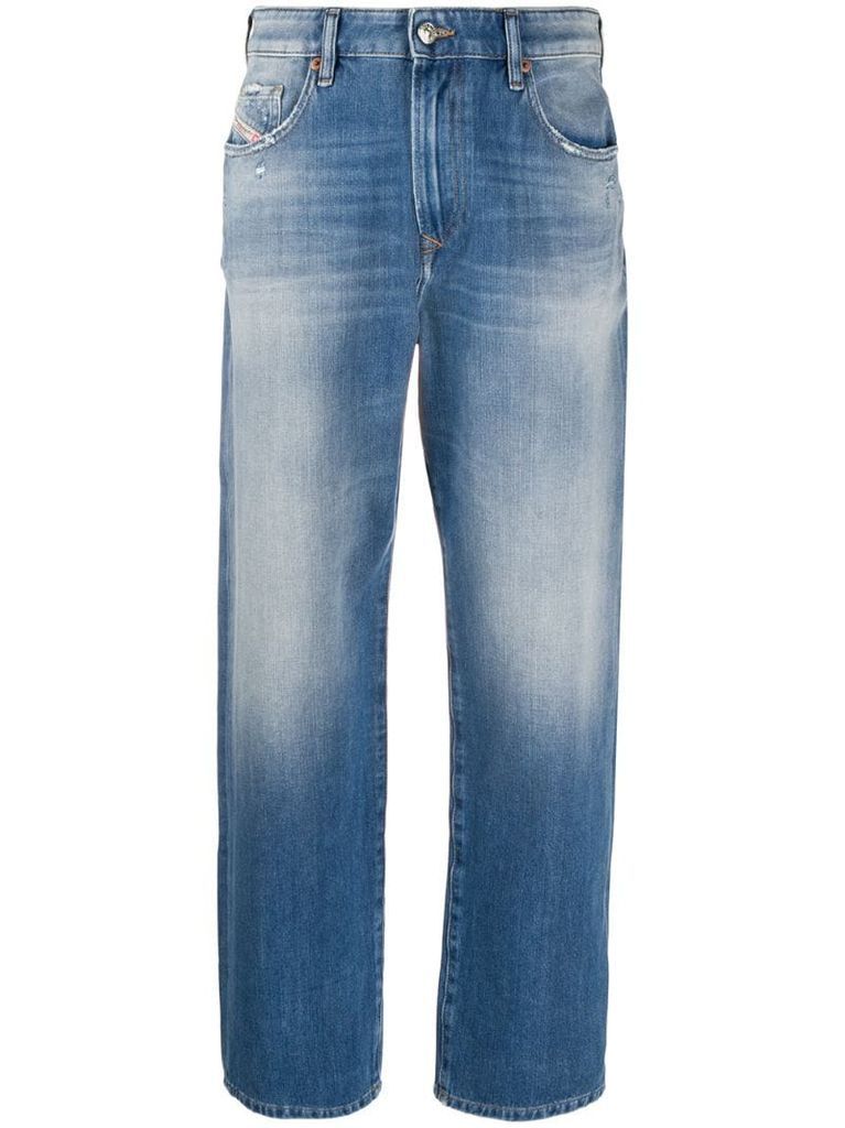 D-Reggy high-rise cropped jeans