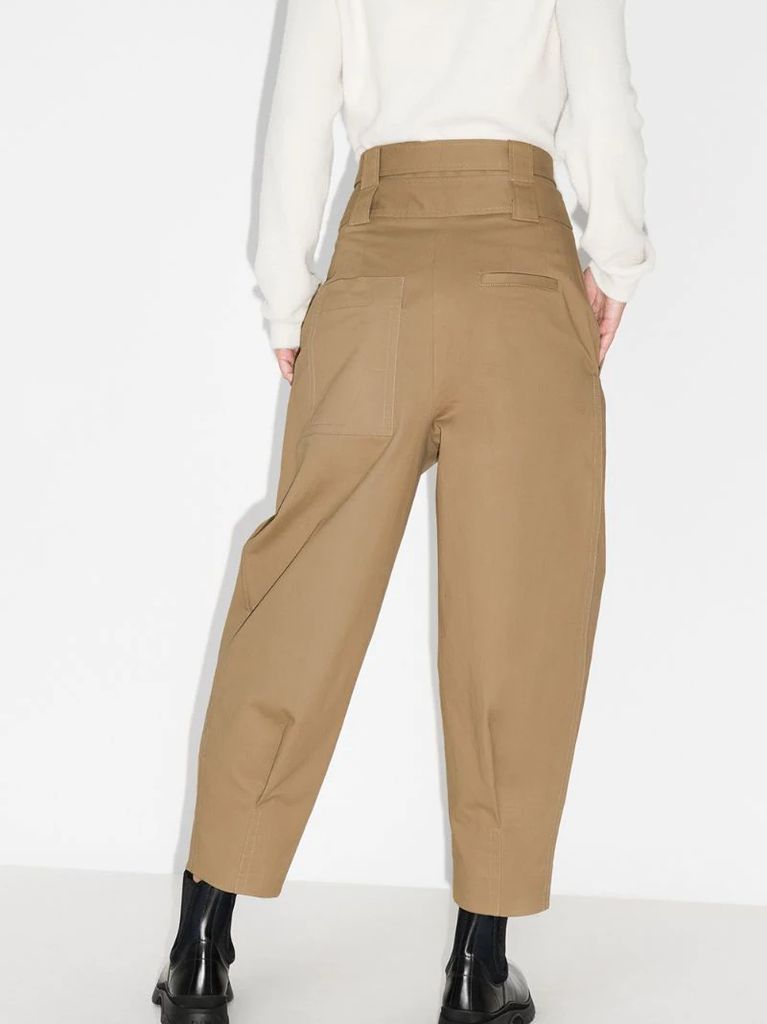 Myriam double-waistband trousers