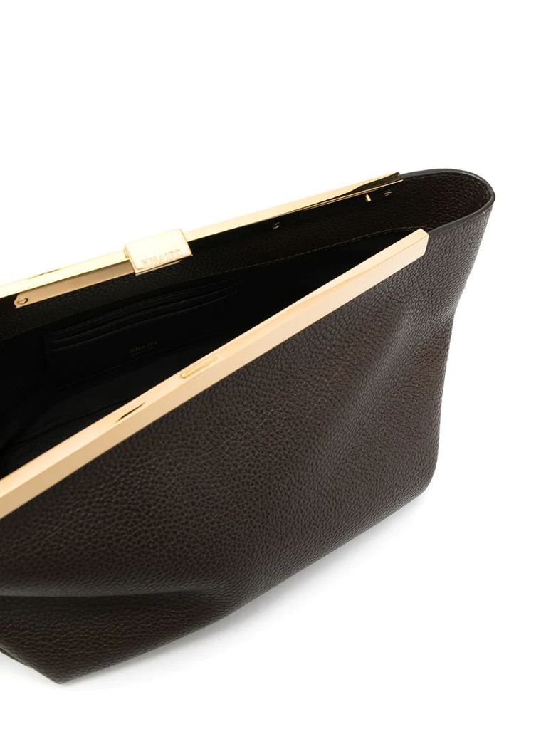 The Aimee leather clutch bag