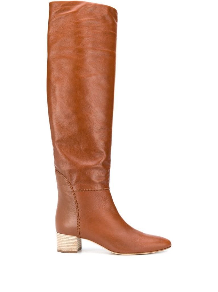 50mm Clelia knee-high boots
