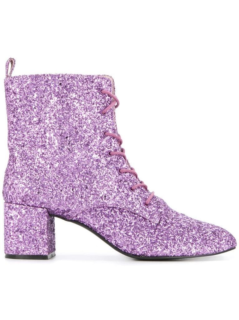 Stardust glitter ankle boots