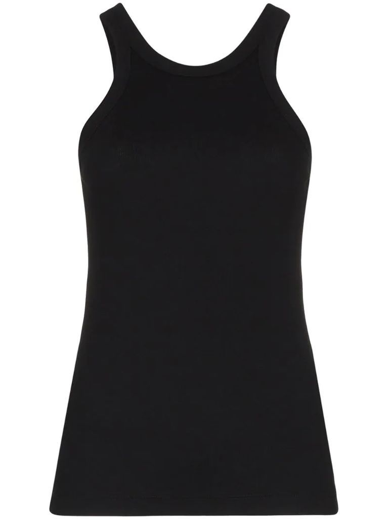 racer style ribbed vest