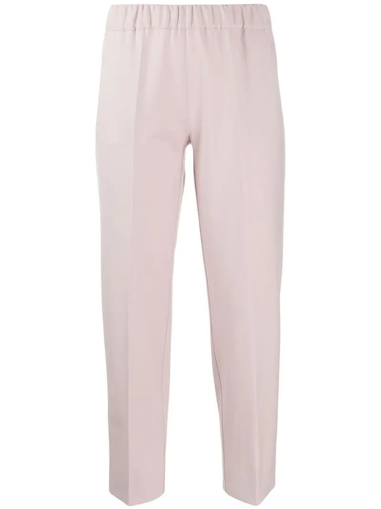 tapered cropped trousers