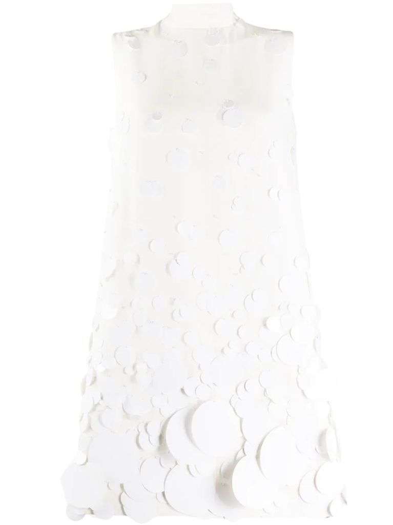 sequin-embellished short dress