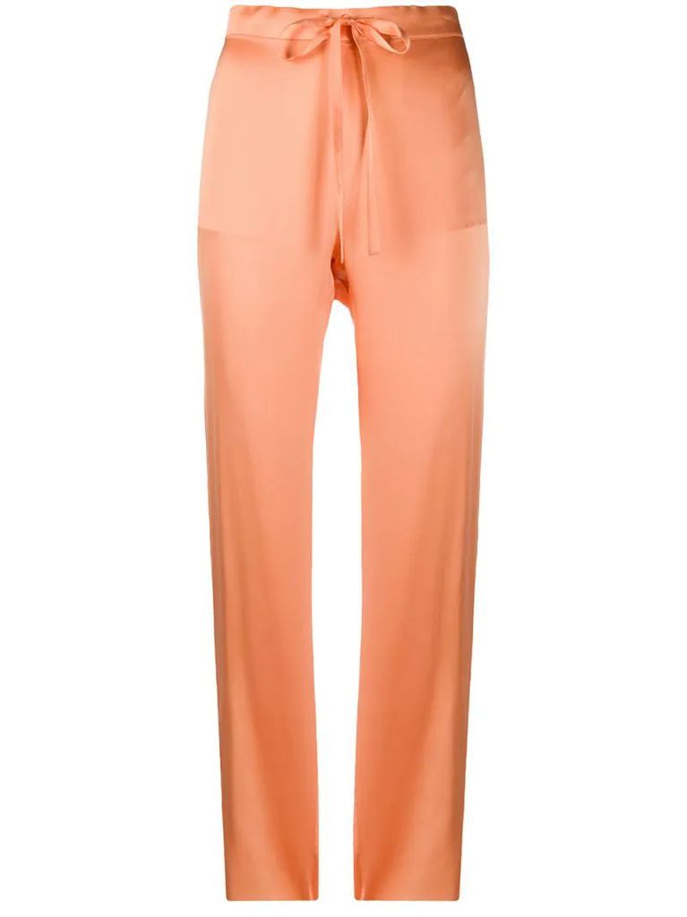 tapered pajama trousers