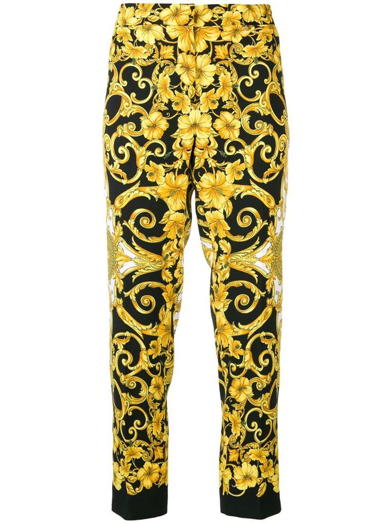 printed tailored trousers