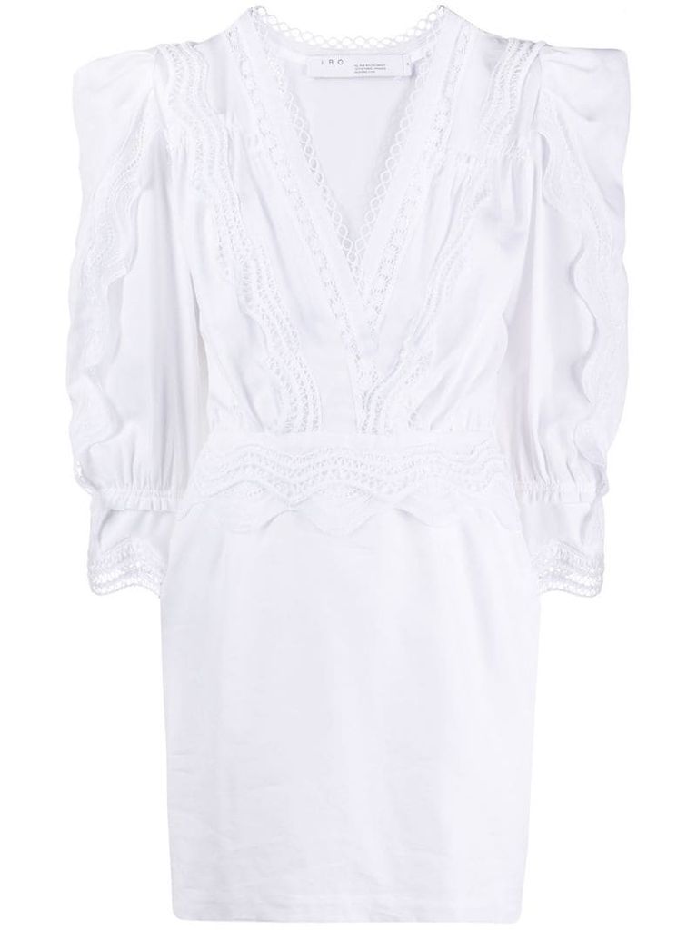 Colm embroidered mini dress