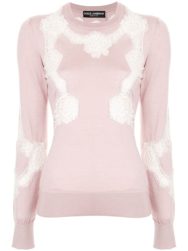 Chantilly lace sweater