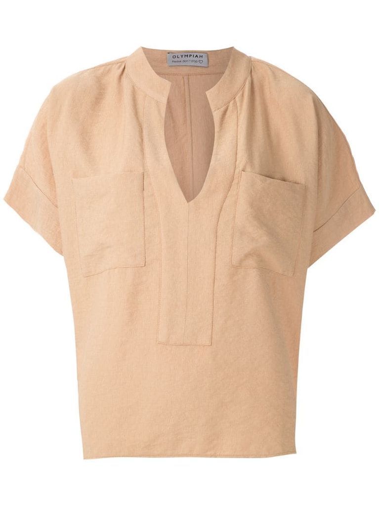 Maggiolina chest pockets blouse