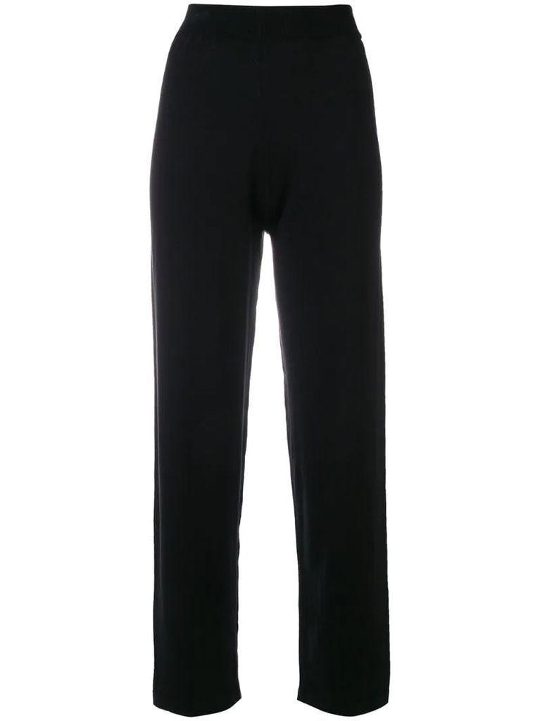 relaxed cropped trousers