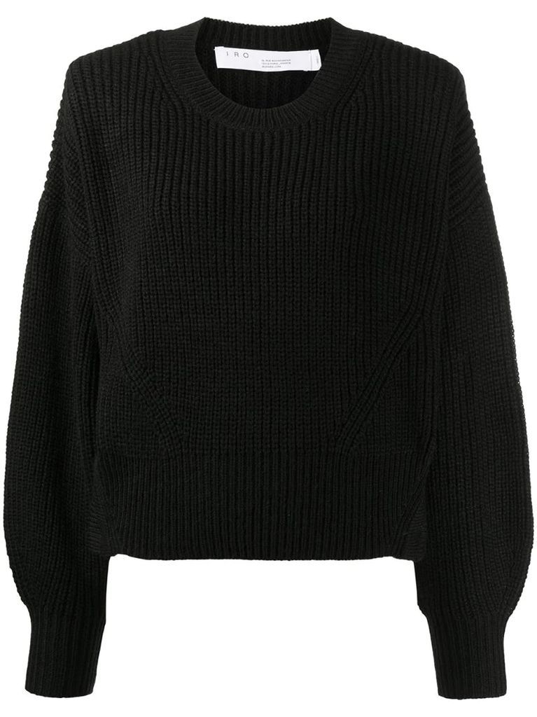 chunky knitted jumper