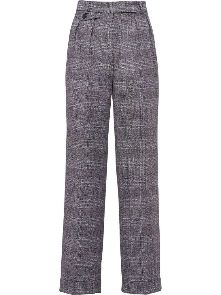 Prince of Wales grisaille trousers