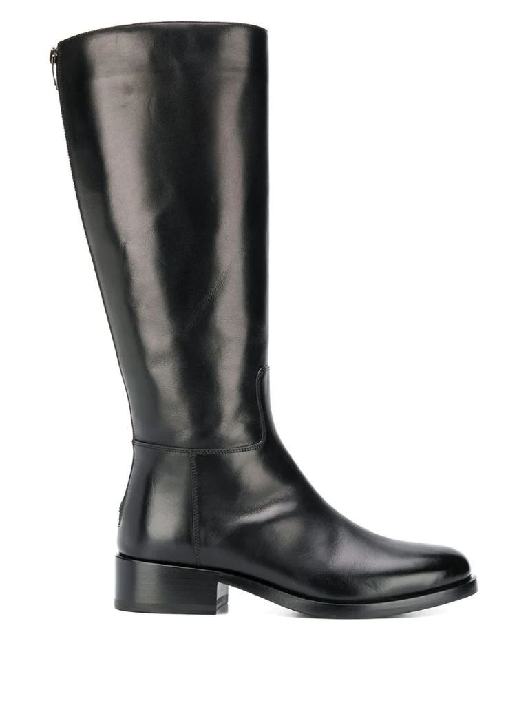 calf length boots