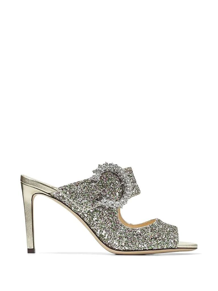 Saf glitter-embellished 85mm sandals