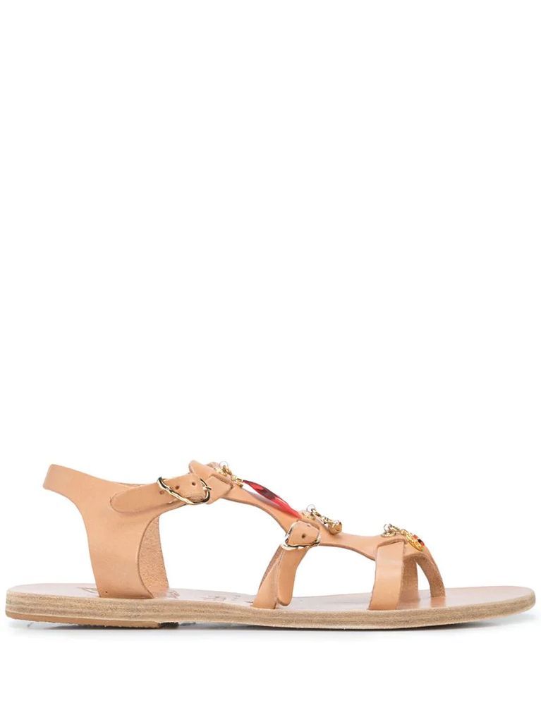 Grace Kelly charm-embellished sandals