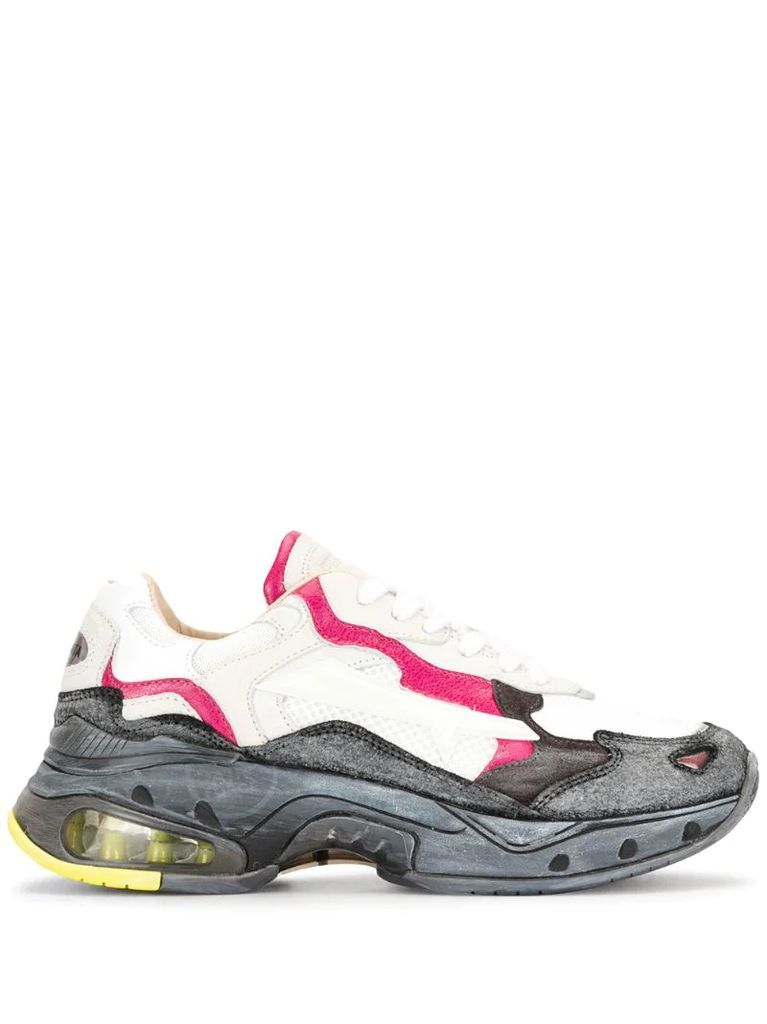Sharky panelled chunky sneakers