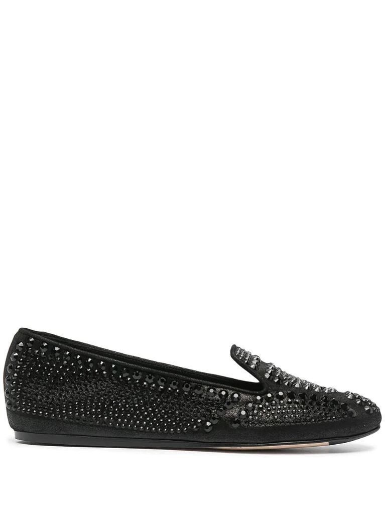 Dixie stud-embellished slippers