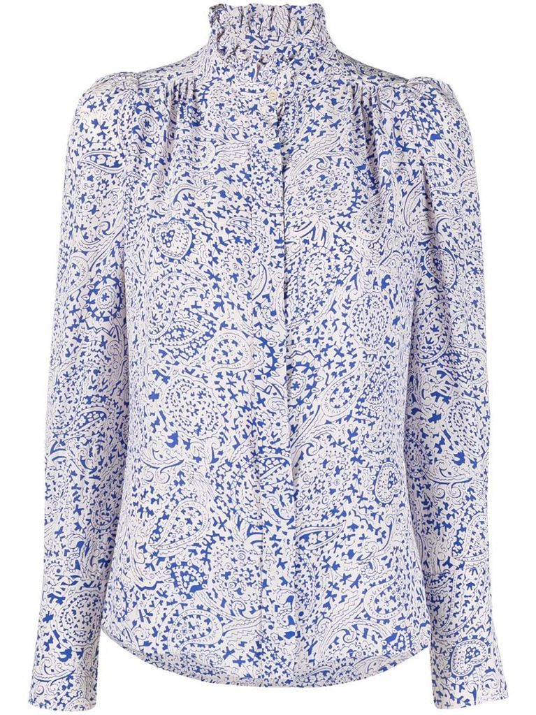 Lamia paisley pattern blouse