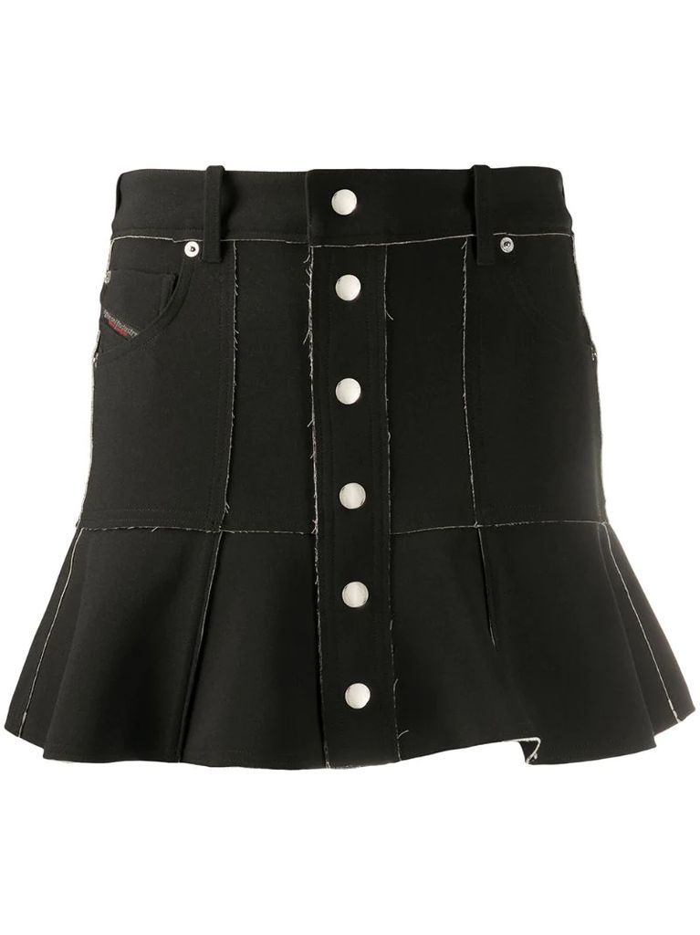 two-tone bonded skirt
