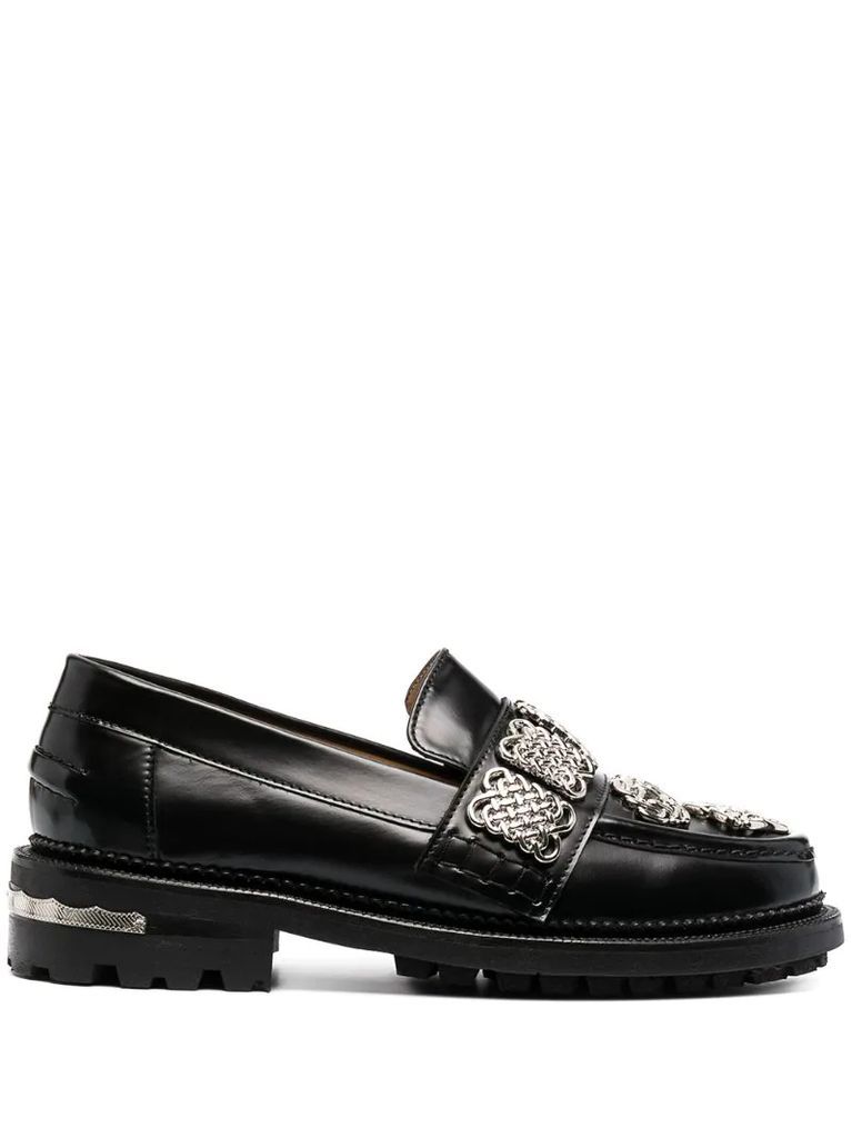 buckle-detail loafers