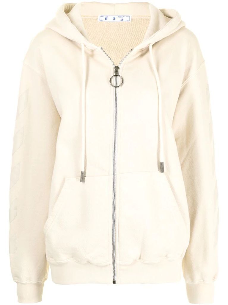 Arrows zip-up hoodie