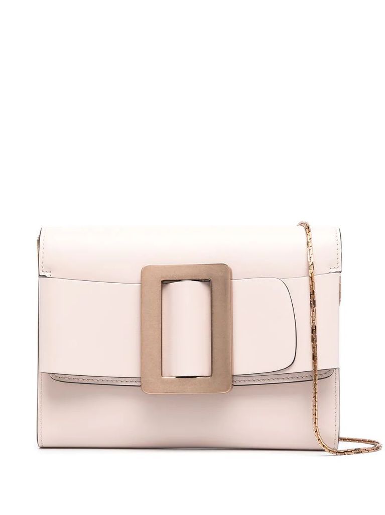 Buckle Travel leather clutch