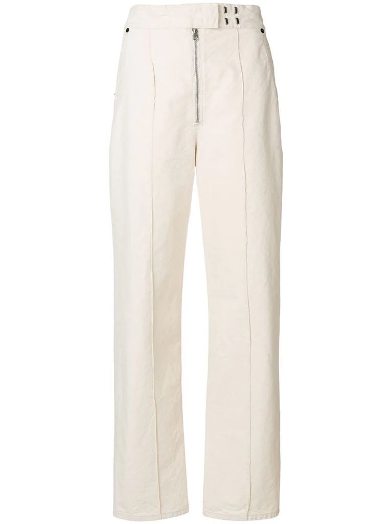 Nuk high-waisted trousers