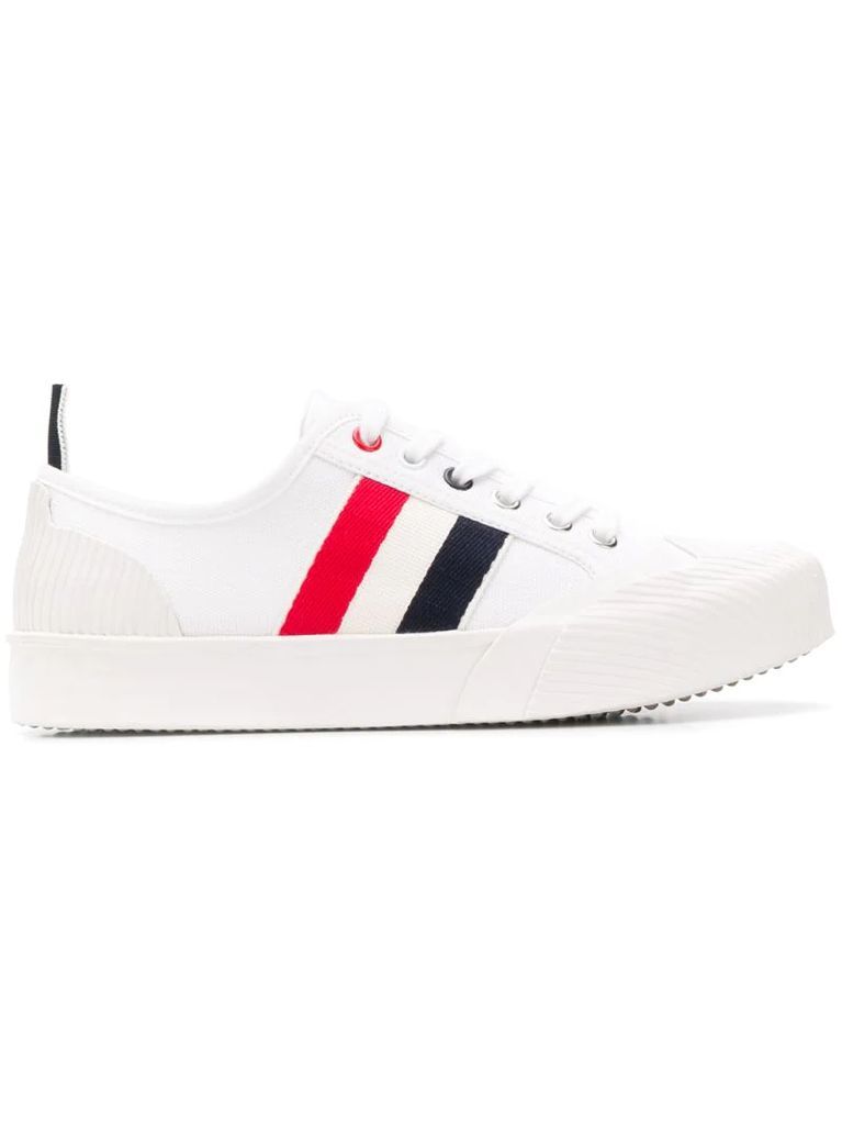 RWB-stripe low-top sneakers