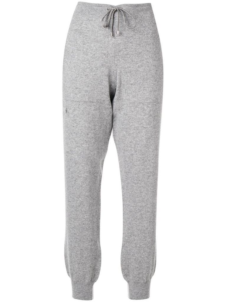 knitted track pants