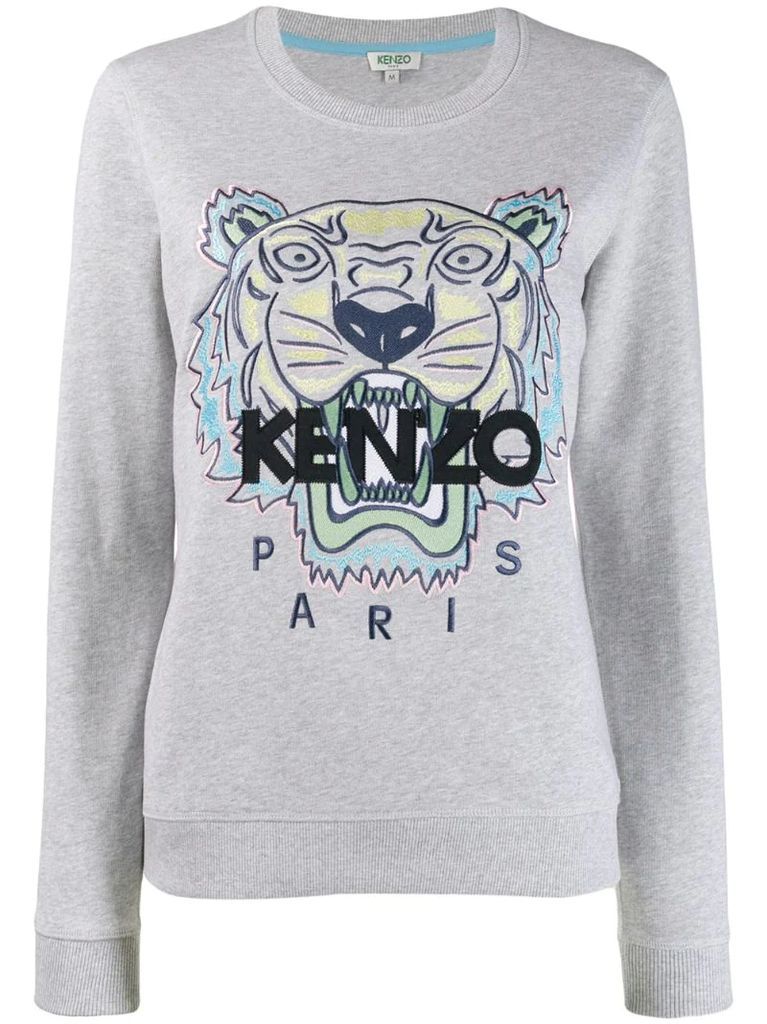 tiger logo sweater