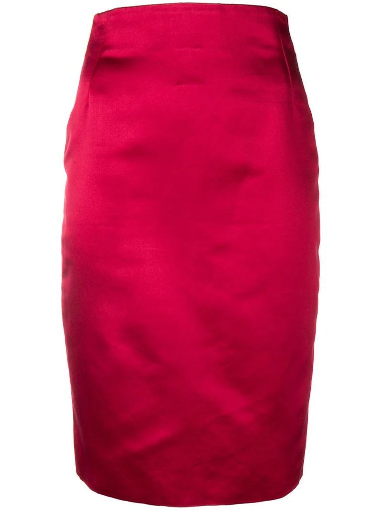 1990's fitted pencil skirt