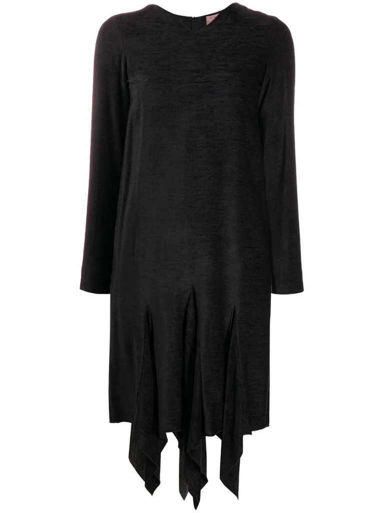 1990's textured asymmetric dress