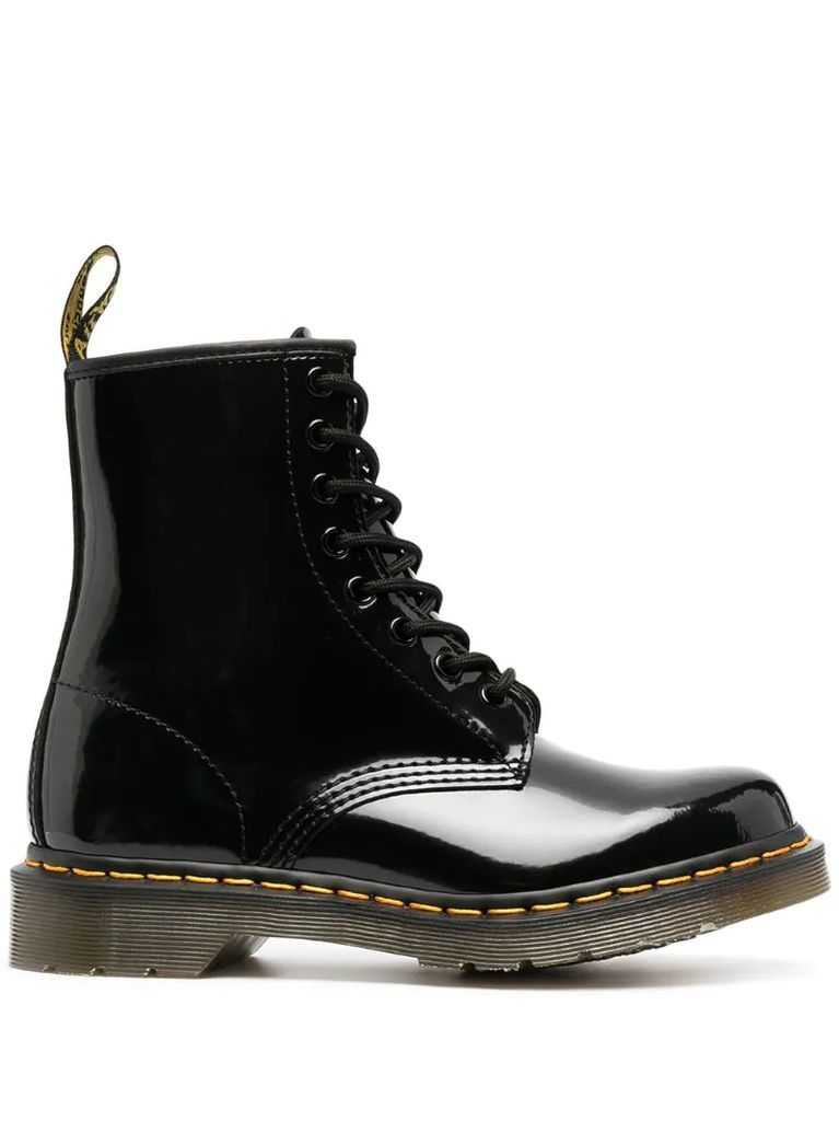 1460 leather combat boots