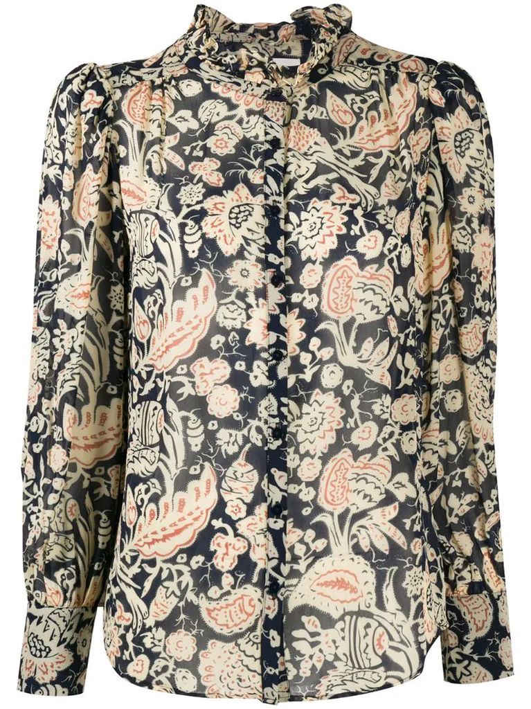 Abi floral-print shirt