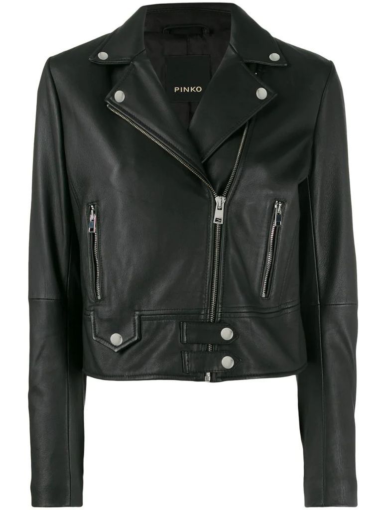 classic leather jacket