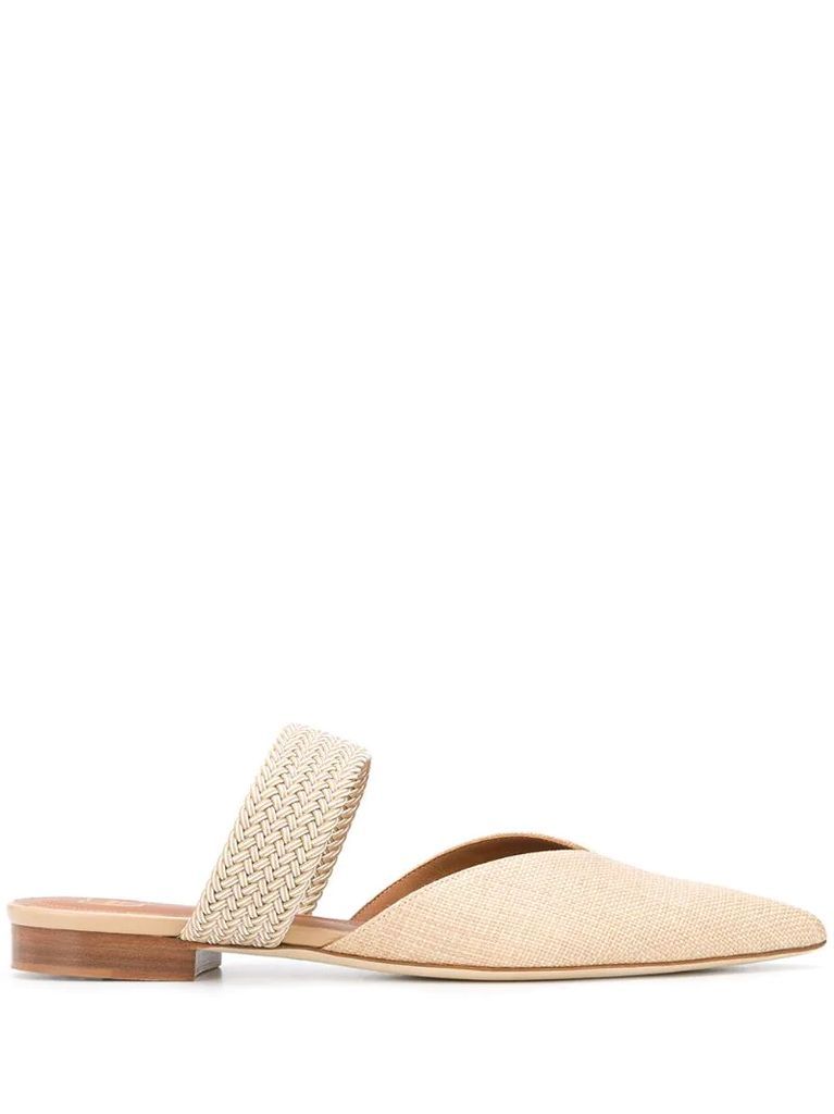 Maisie pointed-toe mules
