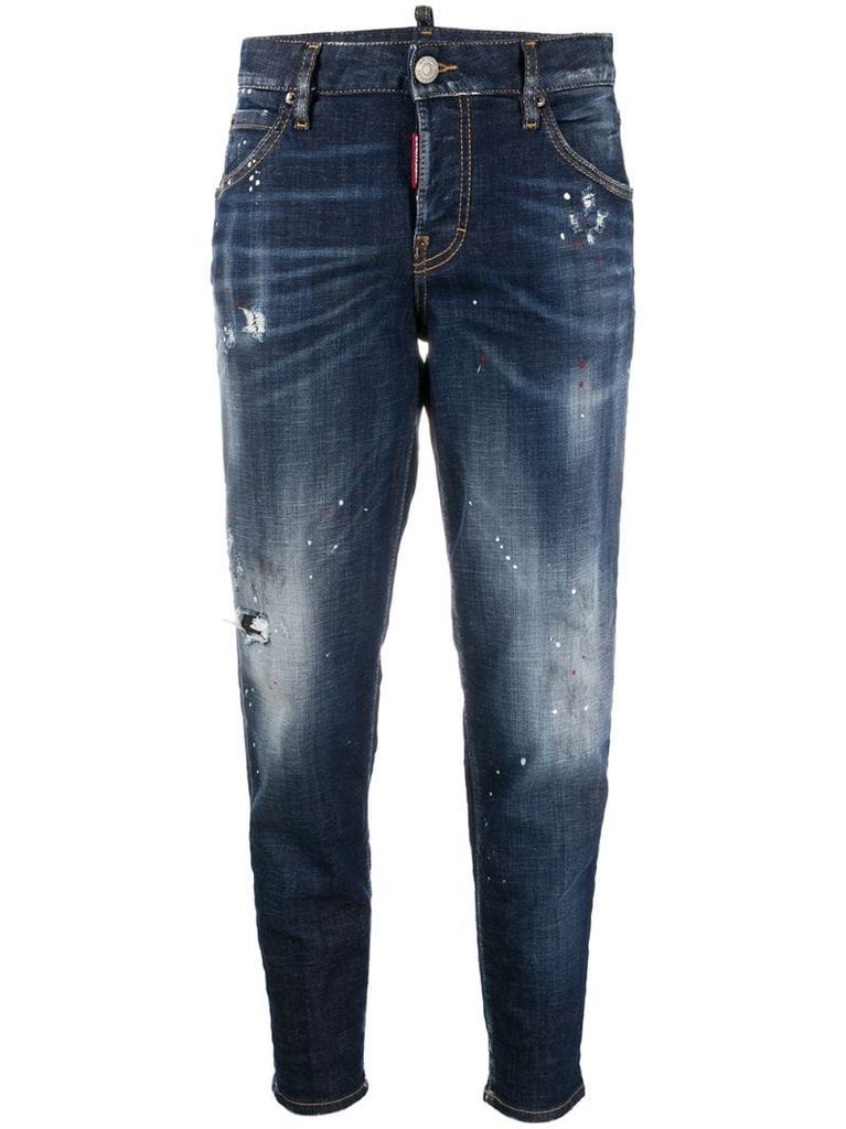 Hockney cropped jeans