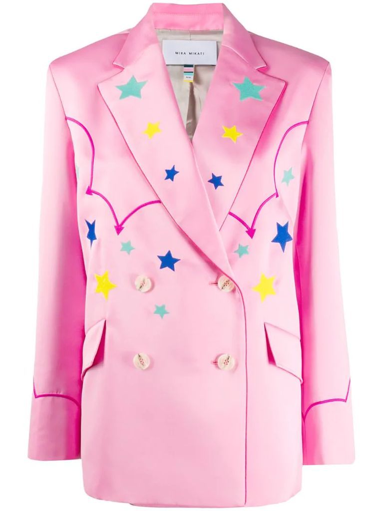 star embroidered jacket