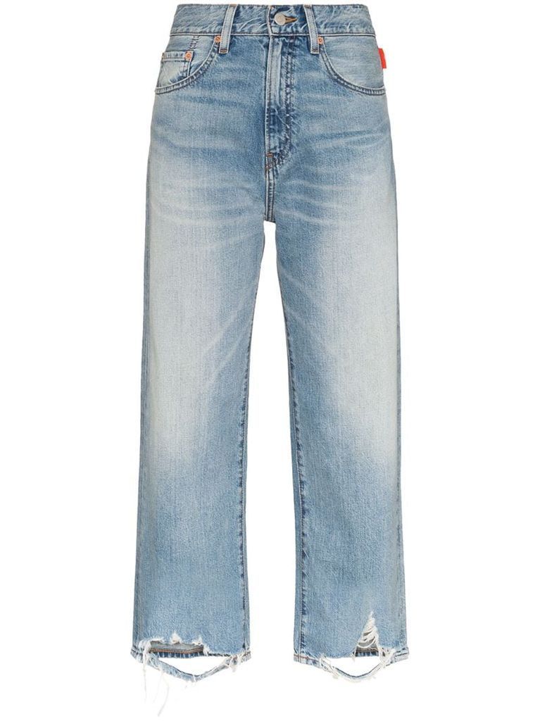 Pierce cropped jeans