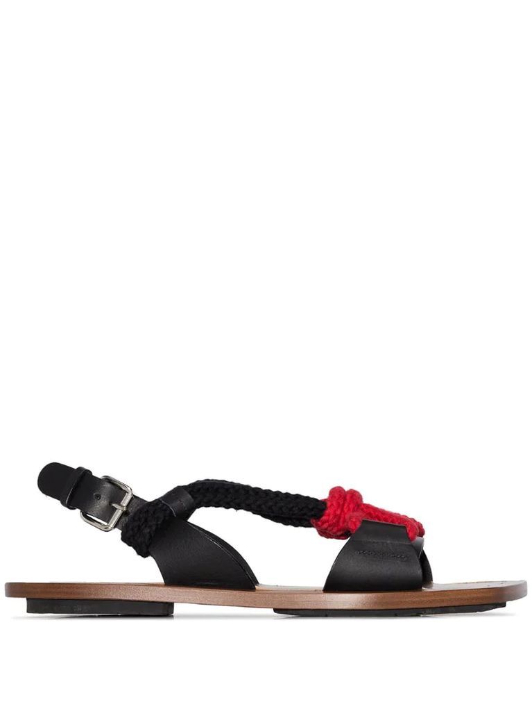 rope strap sandals