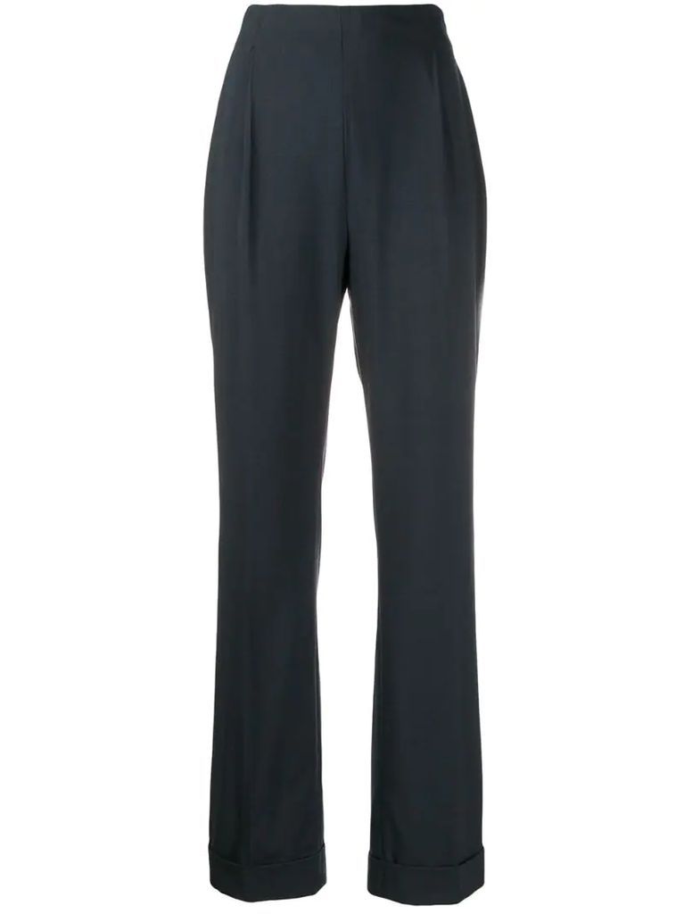 1998 high rise straight trousers