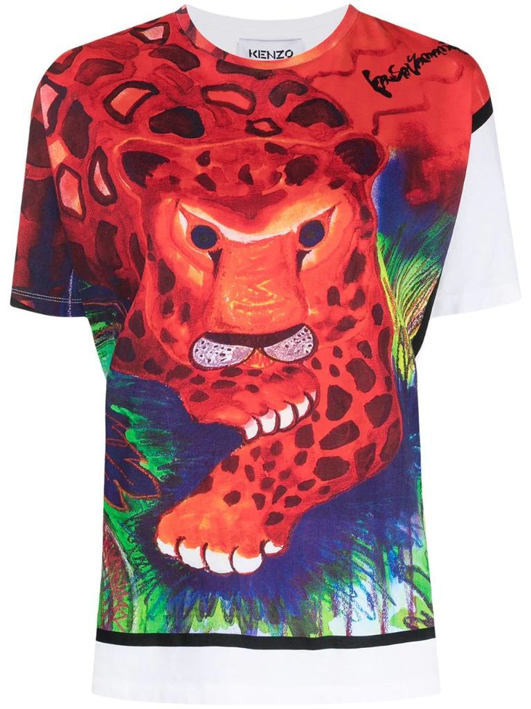 x Kansai Yamamoto Leopard T-shirt