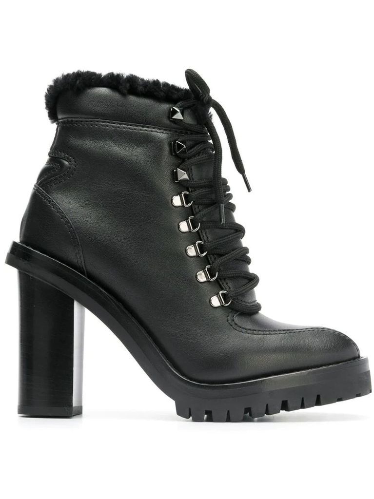 lace-up boots