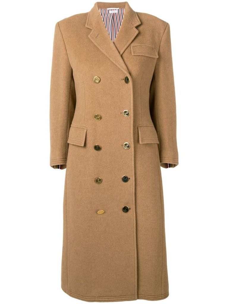 double-breasted Chesterfield overcoat